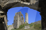 Gatehouse, Corfe Castle, Isle of Purbeck, Dorset, England, United Kingdom