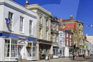 High Street, Lymington Town, Hampshire, England, United Kingdom