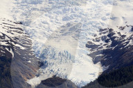 Glacier, Endicott Arm, Holkham Bay, Juneau, Alaska, USA