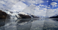 Harvard Clacier in College Fjord, Southeast Alaska, USA