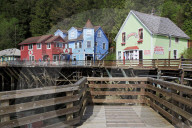 Historic Creek Street, Ketchikan, Alaska, USA