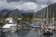 Small Boat Marina, Sitka, Alaska, USA