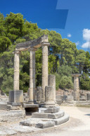 Archaeological Site of Olympia , greece Olympia is an ancient site on Greece's Peloponnese peninsula