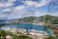 Cruise Terminal, Charlotte Amalie, St. Thomas, US Virgin Islands.