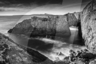 The White Arch at Rhoscolyn on the Isle of Anglesey, North Wales, UK. Spring (May) 2019.