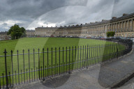 The Royal Crescent, Bath, Somerset, England. Summer (June) 2019.