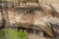 Over Under Anasazi Ruins, Ancestral Pueblo, Bear's Ears National Monument, Utah, USA