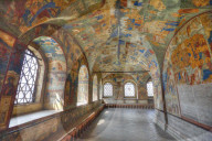 Frescoes, Church of St John the Baptist, UNESCO World Heritage Site, Yaroslavl, Yaroslavl Oblast, Russia