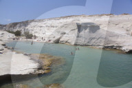 Sarakiniko Beach, Milos Island, Cyclades Group, Greece