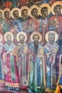 Frescoes, St Michael the Archangel Church, UNESCO Site, Yaroslavl, Golden Ring, Yaroslavl Oblast, Russia