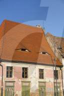 House with Eyes, Sibiu, Transylvania Region, Romania