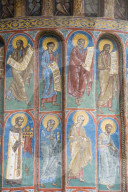 Exterior Frescoes, Voronet Monastery, 1487, UNESCO World Heritage Site, Gura Humorului, Suceava County, Romania