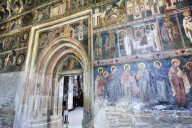 Frescoes, St John The New Monastery, 1514, UNESCO World Heritage Site, Suceava, Suceava County, Romania