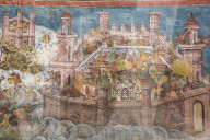 External Frescoes, Moldovita Monastery, 1532, UNESCO World Heritage Site, Vatra Moldovitei, Suceava County, Romania