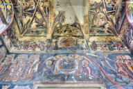 Interior Frescoe, Moldovita Monastery, 1532, UNESCO World Heritage Site, Vatra Moldovitei, Suceava County, Romania