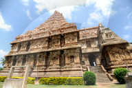 11th century Gangaikonda Cholapuram Brihadisvara temple dedicated to Shiva, Ariyalur district, Tamil Nadu