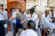 Bar mitsvah at the western wall, Jerusalem, israel.