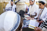 Bar mitsvah at the western wall, Jerusalem, israel.