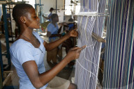 Training workshop for young women run by JARC (Jeunes adultes ruraux catholiques) catholic NGO in Dapaong, Togo.