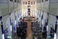 Gia Dinh Church. Holy Week. Catholic mass. Good Friday. Ho Chi Minh City. Vietnam.