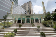 The Saigon Central Mosque in was built in 1935. Ho Chi Minh City. Vietnam.