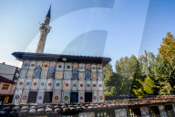 Pasha mosque, the painted mosque of Tetovo, Republic of Macedonia.