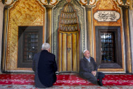 Pasha mosque, the painted mosque of Tetovo, Republic of Macedonia. Macedonian muslims.