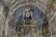 St Sophia cathedral church, Ohrid, Macedonia. Chancel.