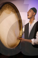 Halvetiye sufi tariqa zikhr in Gjakova, Kosovo.