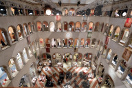 The luxury shopping center Fondaco dei Tedeschi. Venice. Italy.