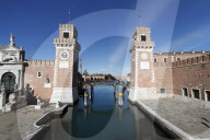 The Venetian Arsenal. Venice. Italy.