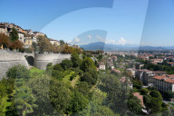 The Venetian walls, Unesco heritage, Bergamo, Lombardia, Italy, Europe