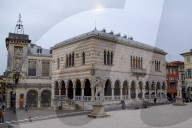 Loggia del Lionello, Piazza della LibertÃ , Udine, Friuli Venezia Giulia, Italy, Europe