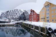TromsÃ¸ harbour, TromsÃ¸, Troms County, Norway, Europe