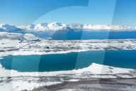 Nordlenangen, Lyngen peninsula, Troms county, Norway, Europe (drone)