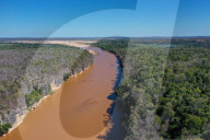 Manambolo river at Bekopaka, Parc National des Tsingy de Bemaraha, Tsiribihina region, Madagascar