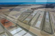 Salt flats at Belo sur Mer, Morondava district, Madagascar