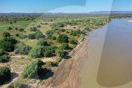 Mangoky river on the road from Manja to Morombe, Madagascar