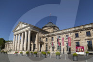 The Kurhaus, the location of a conference centre and casino, a building dating from the 19th century in Wiesbaden, Germany