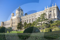 View of Museum of Natural History Vienna in Maria-Theresien-Platz, Vienna, Austria, Europe