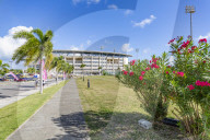 View of Sir Vivian Richards Stadium, St George, Antigua, Wast Indies, Caribbean, Central America