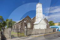 View of Wesley Methodist Church, Basseterre, St Kitts & Nevis, West Indies, Caribben, Central America