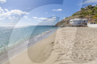 View of Frigate Bay Beach, Basseterre, St Kitts & Nevis, West Indies, Caribben, Central America