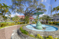 View of Derek Walcott Square, Castries, St. Lucia, Windward Islands, West Indies Caribbean, Central America