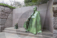 View of Franklin Delano Roosevelt Memorial, Washington D.C., United States of America, North America