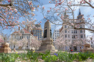 View of John Marshall Park on Pennsylvania Avenue, Washington DC, District of Columbia, United States of America