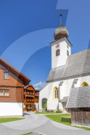 View of Heilige Margaretha Church in Oberhaus, Styria, Austria. Europe