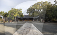 Hyogoken Himeji Gokoku Shrine in Himeji, Japan.