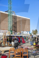 IJ Hallen monthly market at the NDSM in Amsterdam Noord, Netherlands, is the biggest flea market in Europe.