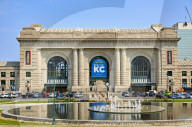 Exterior of Union Station in Kansas City, Missouri.